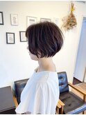 大人可愛い襟足スッキリ小顔ショート　30代40代50代　志木