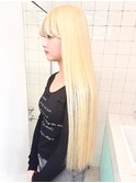 抜きっぱなしブロンド/ブリーチ/ブリーチカラー/ハイトーン