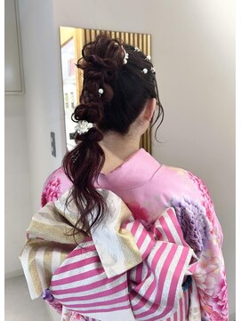 ムーン バイ ケンジ(moon by KENJE) 【Nanaka】成人式ヘアセット