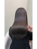 柔らか質感の髪質改善×シフォンベージュ