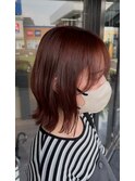ワンカラーでできるレッドカラー◎