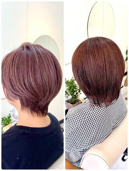 リング(Ring)の写真/染めるだけでなく、白髪を活かす！ハイライトを用いて、デザイン性のある柔らかい仕上がりに♪
