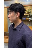 men's hair/刈り上げセンターパート/サーフカール/メンズカット