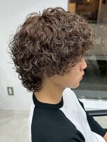 レタッチ バイ フィフス 天神大名(RETOUCH by fifth)&nbsp;強めプードルパーマメンズマッシュスペインカールフェード短め