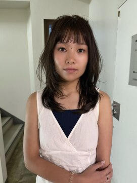 エルメ(Herme) アッシュブラウン×ミディアムレイヤー〈MAYA〉