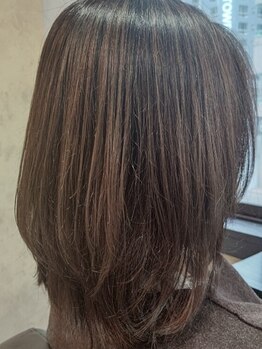 エルアール コウベ(LR KOBE)の写真/【超高濃度水素ケアカラー新導入】髪・頭皮を傷ませない施術で白髪抑制もしながら潤いと艶のある仕上がりに