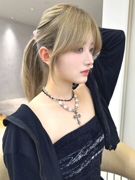 ロンドアヴァントゥス 池袋(Lond aventus) オリーブグレー/ボブ/顔周り/小顔/レイヤー/髪質改善/縮毛矯正