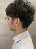 ゆるふわメンズパーマ／河津