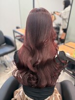 リンドトウキョウ(LINDO TOKYO)&nbsp;大阪/心斎橋/ワインレッド/透明感/レイヤーカット