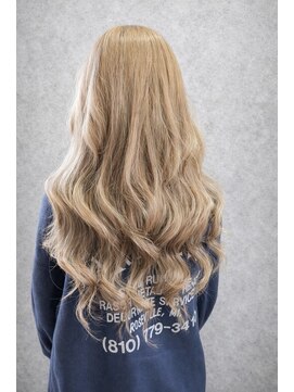 ヘアアンドデザイン ネイビー(Navy) ハイトーンロング