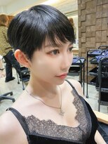 ミモザワークス(Mimosa Works) ミヤザキスタイル 20代30代40代 黒髪刈り上げハンサ ムショート