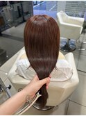 ブリーチなしWカラーで作るテラコッタカラー