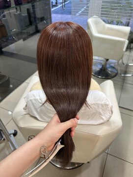 アローム(alom) ブリーチなしWカラーで作るテラコッタカラー