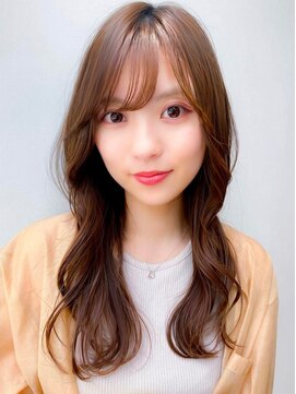 スタートウキョウ 渋谷駅(STAR TOKYO) 夏カラー◎透明感モカブラウン髪質改善カラーロングヘア小顔