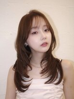 ラボヌールヘアーレーヴ 池袋店(La Bonheur hair reve)&nbsp;ミディアムレイヤー/艶カラー/韓国風ヘア/佐藤