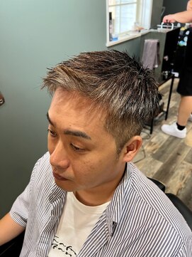 スタンドバーバー 柏(STAND BARBER) リバースセンターパート/ニュアンスパーマ/ダウンバング/柏
