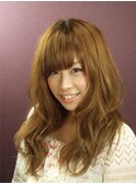 乾かすだけで、ユル巻きヘアー!