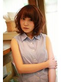 ふわふわ仕上げ♪無造作ボブ