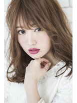 ミエルヘアーエスト 新宿店(mielhair est)&nbsp;ふんわりヌーディーベージュ　【新宿】