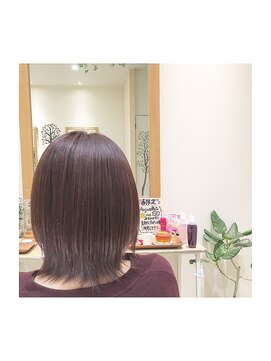 ナノハナ 鹿沼で唯一本格ヘッドスパが出来る美容室　サラサラストレート