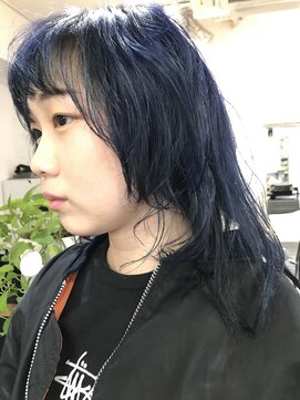 ヴェルダ 池袋店(verda) ネイビーブルー×ヘルシーレイヤーウルフ