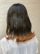 ルシア(LUCIA) 裾カラー オレンジ★