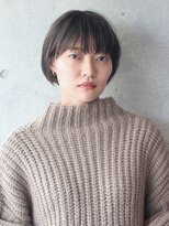 ソラ 表参道(SORA)&nbsp;[SORA見藤]ミニボブ  マッシュバング  チャコールベージュ