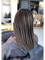 ストゥー(StueW.)&nbsp;バレイヤージュ【倉敷】【ハイライト】【バレイヤージュ】