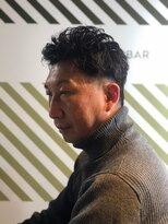 バーバーバー アカバネ(BARBER-BAR AKABANE) 大人のパーマスタイル【BARBER-BAR】