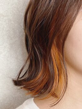 【HPB Hair Collection 2024 スタイル350選出】さりげないインナーカラーでワンランク上のスタイルに☆