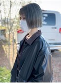 ▼ミニボブオリーブグレージュカラー