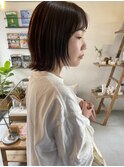 切りっぱなしボブ