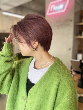 ヌーク(nook) マッシュショート/ピンクベージュ