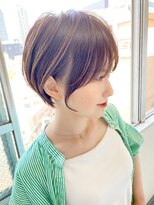 シェノン サントル(CHAINON CENTRE)&nbsp;モテ髪カタログ/外ハネボブ/ペールベージュ[梅田/茶屋町]