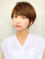トゥーナ 表参道(tona) ハンサムショート・小顔カット・ペールベージュ・大人かわいい 