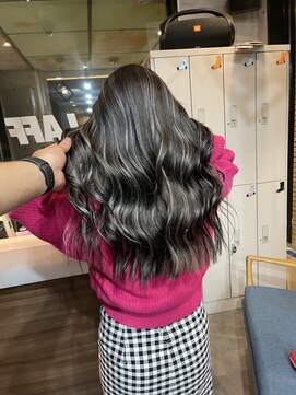 ラフ(LAFF) #黒髪#ボブルフ#ネビージュ#小顔#ワンレン