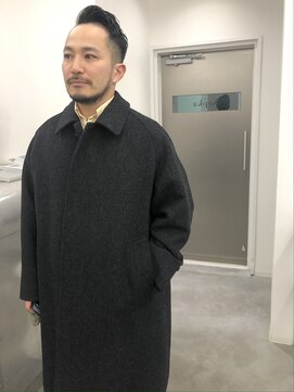 ケプカ(KEPKA) アップバングツーブロック メンズカット バーバー フェード