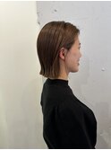 切りっぱなしボブ