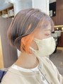 アグ ヘアー ラズリ 熊谷店(Agu hair lazuli) ブリーチ2、3回クリアオレンジ◎