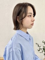 キラ 原宿(KILLA)&nbsp;インナーカラーイヤリングカラーダブルカラー波巻きグレージュ