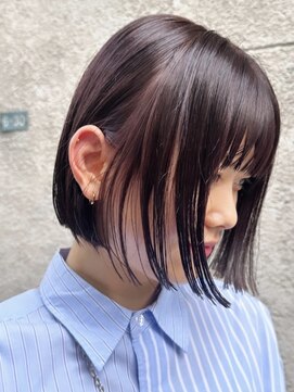 ニール 名古屋 伏見 丸の内(NEELU) 【Neelu__rie】ラベンダーボブ