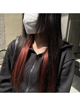 リエコー(RE'ECHO) エクステでインナーカラー