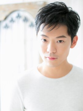 トニーアンドガイ メン 与野駅前店(TONI&GUY MEN) ノンジアミンカラーくせ毛風ツーブロックウェットヘアh与野就活