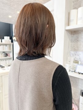 キャアリー(Caary) 福山市美容室Caary大人気ナチュラルブラウンベージュミディアム