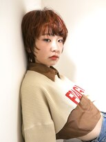 テトヘアー(teto hair)&nbsp;ショートパーマ　ニュアンスパーマ　コーラルオレンジピンク暖色