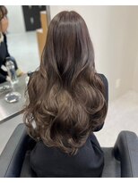 ベレーザシェルト(Beleza scelto)&nbsp;5424髪質改善グレージュカラーレイヤーロング韓国ワンホンヘア
