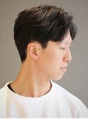 韓国ヘアーダウンパーマセンターパート