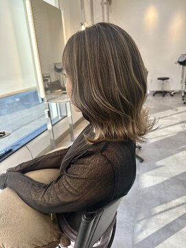 フェーディン(fa/din) ペールベージュバレイヤージュ