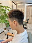 ツーブロベリーショート