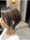 シーグリーンインナーカラー